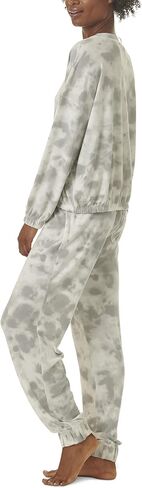 Splendid Women's Long Sleeve Lounge Top and Cozy Bottom Pant Pajama Set Pj in Saudi Arabia