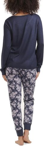 Splendid Women's Long Sleeve Lounge Top and Cozy Bottom Pant Pajama Set Pj in Saudi Arabia