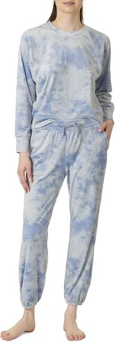 Splendid Women's Long Sleeve Lounge Top and Cozy Bottom Pant Pajama Set Pj in Saudi Arabia
