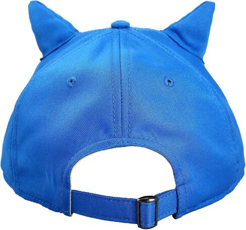 Sonic The Hedgehog Big Face with Plush Ears Snapback Hat Blue in Saudi Arabia