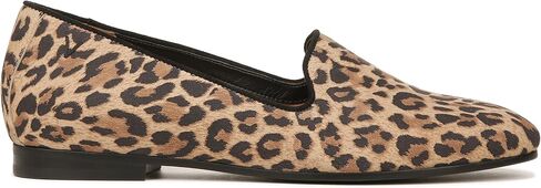 Vionic Womens North Willa Comfort Flats- Supportive Walking Shoes for Heel Pain, Plantar Fasciitis with an Arch Support Brown Leopard Leather 7.5 Wide in Saudi Arabia