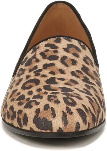 Vionic Womens North Willa Comfort Flats- Supportive Walking Shoes for Heel Pain, Plantar Fasciitis with an Arch Support Brown Leopard Leather 7.5 Wide in Saudi Arabia