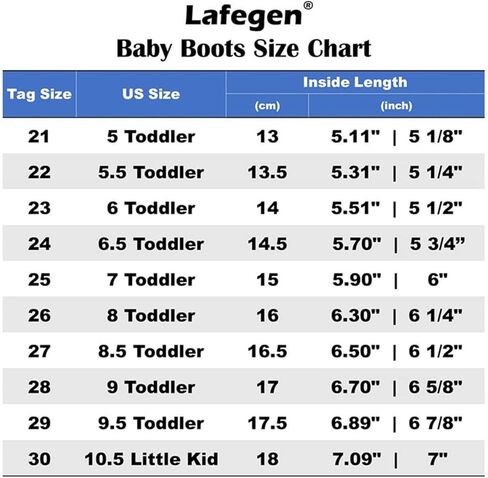 LAFEGEN Toddler Boys Girls Leather Non-Slip Hiking Boots Outdoor Waterproof Lace-Up Snowshoes (Toddler/Little Kid) in Kuwait