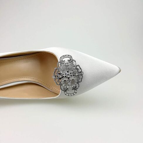 MLAVXCC 2Pcs Women's Vintage Shoe Clips Rhinestone Removable Shoes Buckls Wedding Party Shoes Decoration in Saudi Arabia