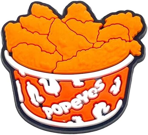 20pcs Fried Chicken Fries Shoe Charms for Teens Kids, Food Drinks Shoe Charms, PVC Doughnut Shoes Decoration Charm for Clog Pins Bracelet Wristband Party Favors Halloween Birthday Easter Supplies., in Kuwait