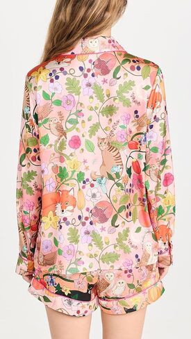 Karen Mabon Women's Nocturnal Animals Long Sleeve with Shorts PJ Set in Kuwait