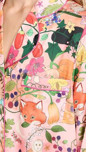 Karen Mabon Women's Nocturnal Animals Long Sleeve with Shorts PJ Set in Kuwait