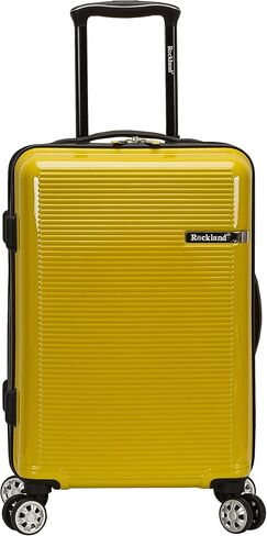 Rockland Horizon Hardside Expandable Spinner Wheel Luggage, Silver, 3-Piece Set (20/24/28) in Kuwait