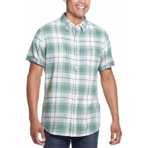 Weatherproof Vintage Mens Short Sleeve Woven Shirt
