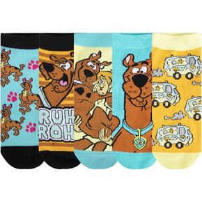 Cartoon Socks - Cool Dog Short Casual Socks Casual Socks Cool Socks for Boys Girls Men Women Friends Birthday Gifts, 5 Pairs, Orange, M-L in Kuwait