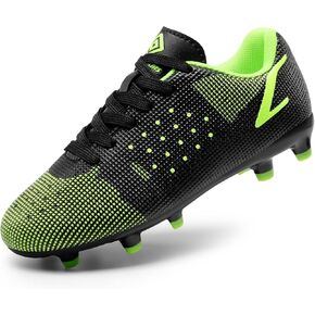 DREAM PAIRS Boys Girls Soccer Cleats Kids Football Shoes Toddler/Little Kid/Big Kid
