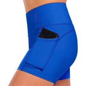 Natural Uniforms Women's High Waist Yoga Shorts with Tummy Control in Saudi Arabia