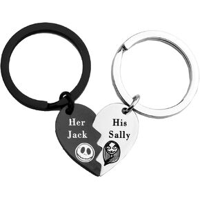 His Sally & Her Jack Couples Keychains Set for Lovers in Saudi Arabia