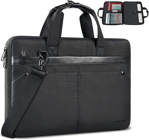 زد-مجيس شنطة لابتوب للرجال مقاس 15.6 انش، شنطة كتف ماسنجر مقاومة للماء تي اس ايه مع حزام، شنطة لابتوب للمكتب والجامعة لاجهزة اتش بي وديل ونوت بوك وماك بوك in Kuwait