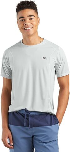 Outdoor Research Men's Echo T-Shirt – Quick Drying & UV Protection Shirt Pebble in Saudi Arabia