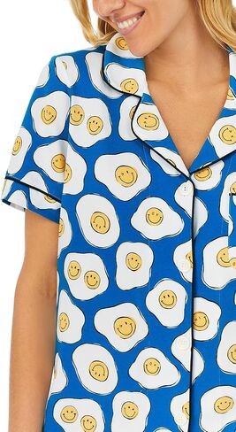 بيجامة BedHead Zappos Print Lab: مجموعة سراويل قصيرة بأكمام قصيرة من الجانب المشمس in Kuwait