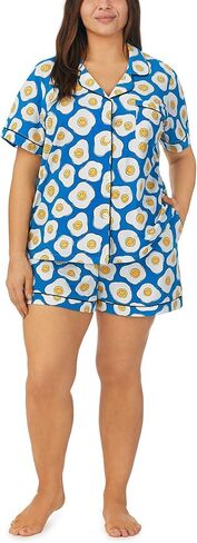 بيجامة BedHead Zappos Print Lab: مجموعة سراويل قصيرة بأكمام قصيرة من الجانب المشمس in Kuwait