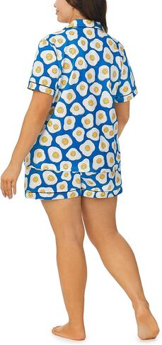 بيجامة BedHead Zappos Print Lab: مجموعة سراويل قصيرة بأكمام قصيرة من الجانب المشمس in Kuwait