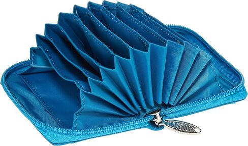 Big Skinny Polka Accordion Card Case Slim Wallet, Holds Up to 30 Cards in Saudi Arabia