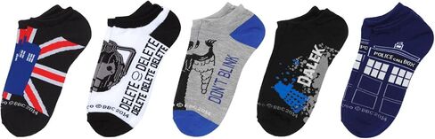 مجموعة من 5 جوارب منخفضة القطع من Doctor Who TARDIS Dalek Cybermen in Kuwait