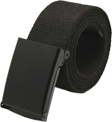 uxcell Unisex Canvas Belt Web Adjustable Holeless Slide Buckle Metal Tip End in Saudi Arabia