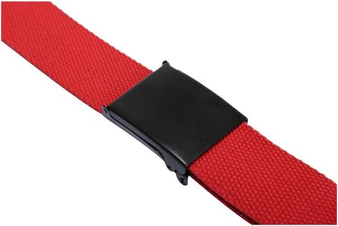 uxcell Unisex Canvas Belt Web Adjustable Holeless Slide Buckle Metal Tip End in Saudi Arabia
