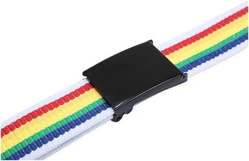 uxcell Unisex Canvas Belt Web Adjustable Holeless Slide Buckle Metal Tip End in Saudi Arabia