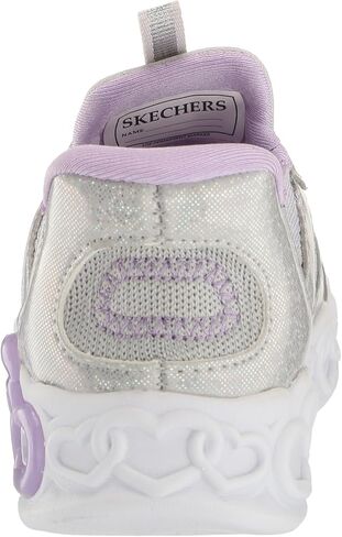 Skechers Unisex-Child Infinite Heart Lights-Eternal Shimmer Sneaker in Saudi Arabia