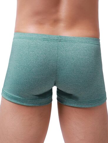 IKINGSKY Men's Stretch Bulge Boxer Briefs Sexy U-hance Pouch Shorts Soft Low Rise Trunk Under Panties for Men in Saudi Arabia