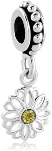 NARTGO Daisy Dangle Charm Compatible With Pandora Charms Bracelets in Saudi Arabia