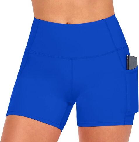 Natural Uniforms Women's High Waist Yoga Shorts with Tummy Control in Saudi Arabia