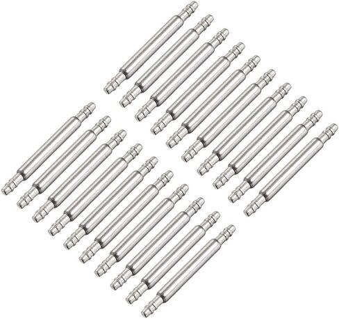 uxcell Spring Bar Pins - 15mm x 1.5mm x 0.8mm Double Fringe Stainless Steel Watch Band Pins Replacement Watch Lug Link Pins 20Pcs in Saudi Arabia