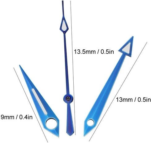 Watch Hand, Men Watch Piece and Parts Watch Hands Replacement Parts Watch Second Minute Hour Watch Accessory Replacement for ETA2824 Movement(1#) in Saudi Arabia