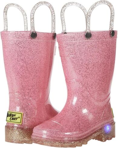 مطر PVC مضاء للفتيات من Western Chief Kids (طفل صغير/طفل صغير) in Saudi Arabia