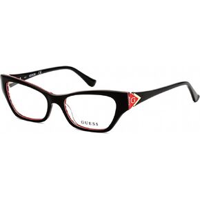 GUESS Ladies Black Oval Eyeglass Frames GU274700551 in Saudi Arabia