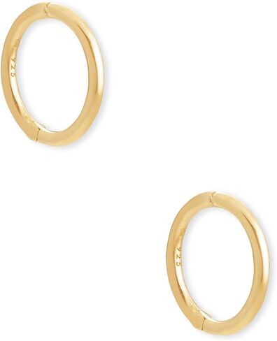 Kendra Scott Keeley 10mm Huggie Earrings in 18k Gold Vermeil in Saudi Arabia
