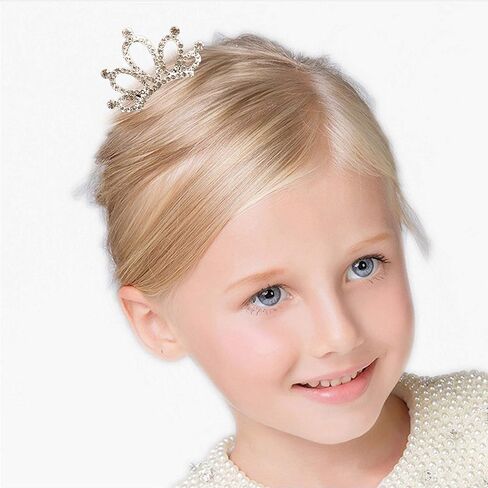 Bingcute 12Pcs Girl Princess Rhinestone Tiara Crown with Comb For Princess Party Favors tiaras and crowns for little girls in Kuwait