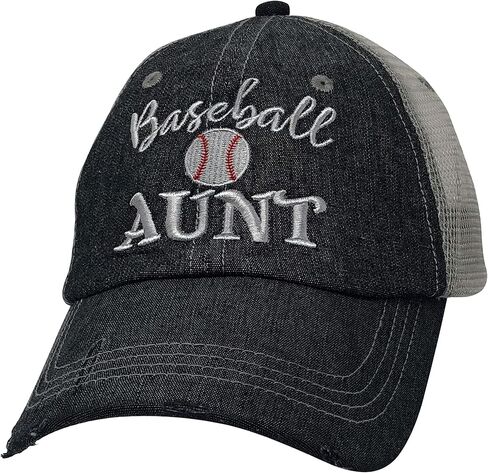 Cocomo Soul Womens Baseball Aunt Hat | Baseball Aunt Cap | Aunt Gift 212 Dark Grey in Saudi Arabia