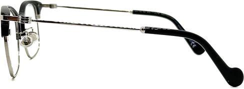 Moncler ML5079-D - 001 Eyeglasses Rectangular Black/Ruthenium 54mm in Saudi Arabia