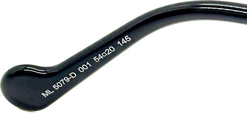 Moncler ML5079-D - 001 Eyeglasses Rectangular Black/Ruthenium 54mm in Saudi Arabia