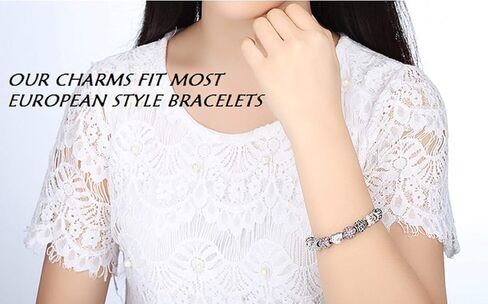 حلية الفضة كاديوس الطبية ممرضة طبيبة خرز ستيرلنج تناسب باندورا والأساور المشابهة من إيفسيتي, معدن in Kuwait