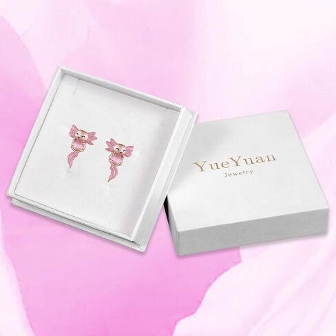 Axolotl Stud Earrings for Women 925 Sterling Silver Axolotl Earrings Hypoallergenic Animal Jewelry Gift in Saudi Arabia