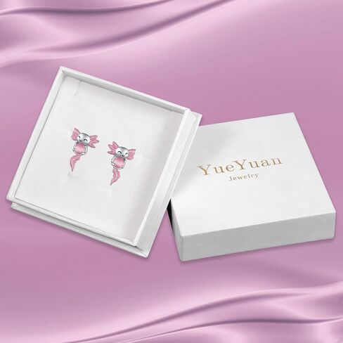 Axolotl Stud Earrings for Women 925 Sterling Silver Axolotl Earrings Hypoallergenic Animal Jewelry Gift in Saudi Arabia