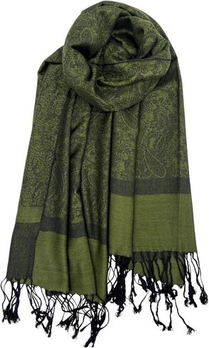 Pashmina Shawl Wrap for Women Soft Lightweight Multi-Purpose Scarf for Weddings, Parties & Casual Wear in Kuwait