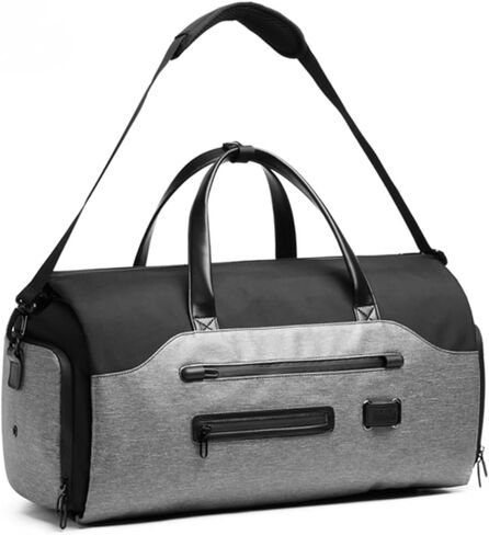 Ozuko 9288 Quality Carry-On Garment Bag Pack Large Duffel Suit Travel Bag Weekend Flight Bag With Shoe Pouch For Men Women (Black) in Saudi Arabia