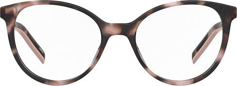 Levi's Women's LV 1031 Cat Eye Prescription Eyewear Frames, Pink Havana/Demo Lens, 51 mm, 17mm in Saudi Arabia