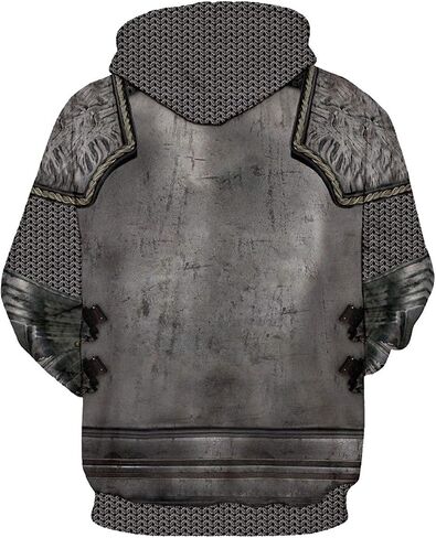 NEWSAIL Adult Medieval Knight Templar Hoodie Halloween Cosplay Sweatshirt Costume Templar Knight Shirt in Saudi Arabia