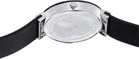 ساعة بيرينغ للنساء انالوج كوارتز سيراميك مع حزام من الفولاذ المقاوم للصدأ وكريستال الياقوت in Kuwait