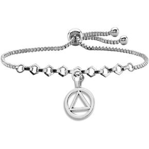 FEELMEM AA Recovery Serenity Prayer Gift Serenity Peace Within The Storm Keyring Alcoholics Anonymous AA Symbol Gift
