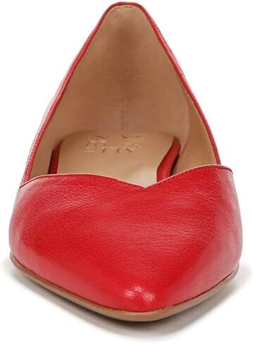 Naturalizer Women's Havana Ballet Flat, Crantini Red Leather, 6.5 in Saudi Arabia